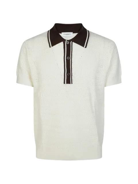 knitted polo shirt by PAOLO PECORA