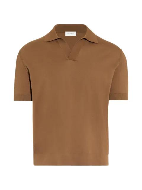 open-collar loose-fit T-shirt by PAOLO PECORA
