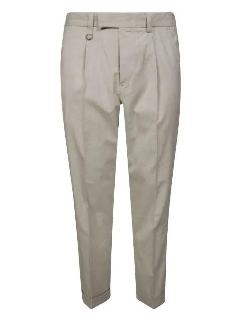 pleat-detailing trousers by PAOLO PECORA