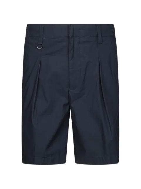 pleated D-ring shorts by PAOLO PECORA