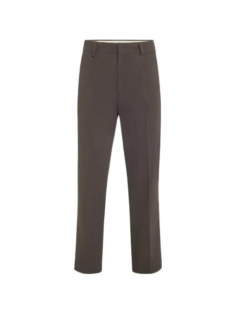 pleated loose-fit chino trousers by PAOLO PECORA