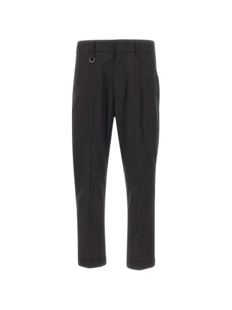 pleated turned-up trousers by PAOLO PECORA