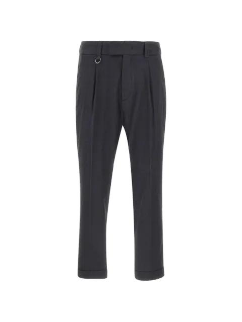 pleated turned-up trousers by PAOLO PECORA