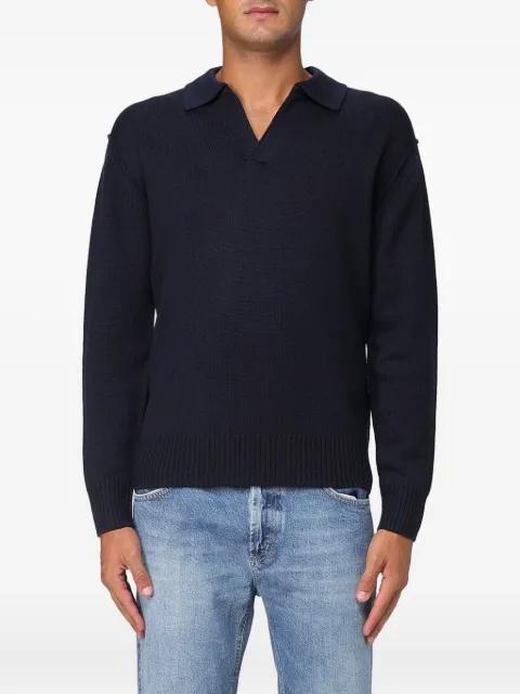 polo-collar jumper by PAOLO PECORA