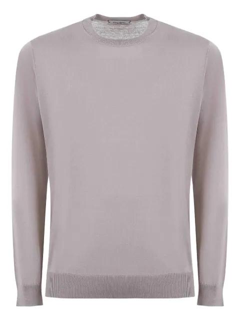 round-neck long-sleeve sweater by PAOLO PECORA