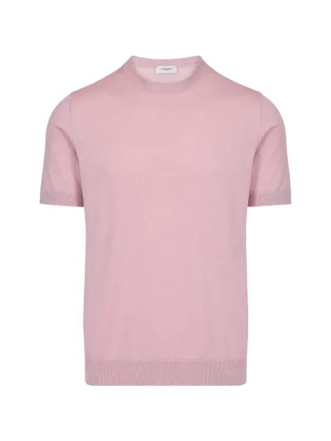 short-sleeved crew-neck sweater by PAOLO PECORA