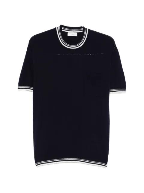 striped pocket T-shirt by PAOLO PECORA