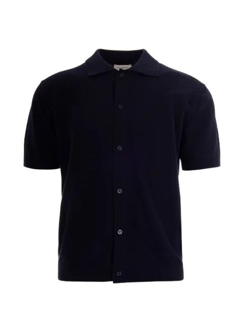 textured button polo shirt by PAOLO PECORA