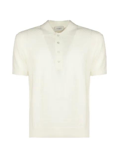 textured polo shirt by PAOLO PECORA