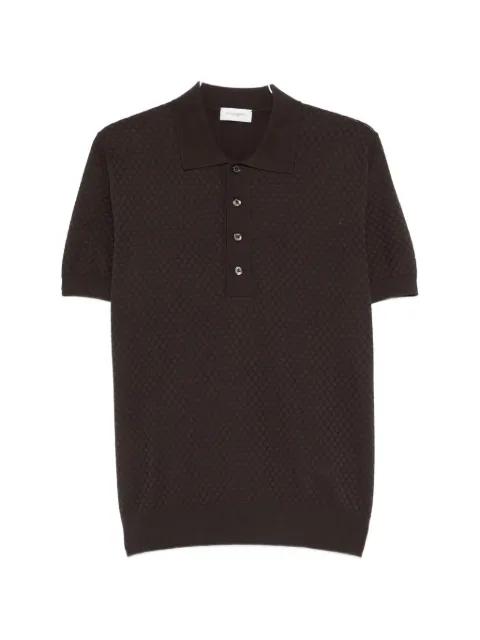 textured polo shirt by PAOLO PECORA