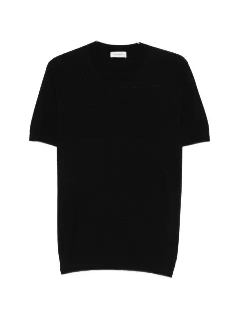 textured short-sleeved top by PAOLO PECORA