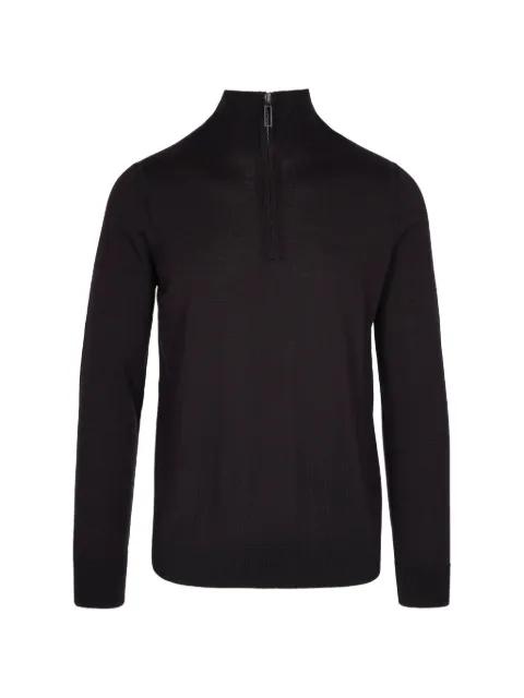 zip-collar sweater by PAOLO PECORA