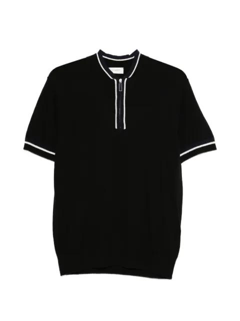 zip-detail short-sleeve T-shirt by PAOLO PECORA