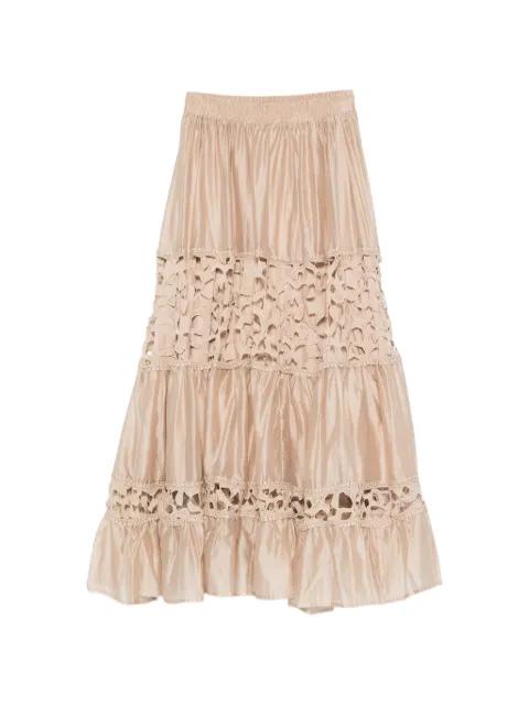 lace tiered skirt by PAPER LACE