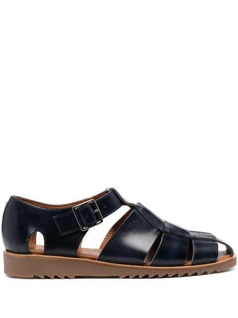 buckle-fastening cut-out sandals by PARABOOT
