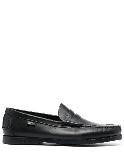 leather penny loafers by PARABOOT