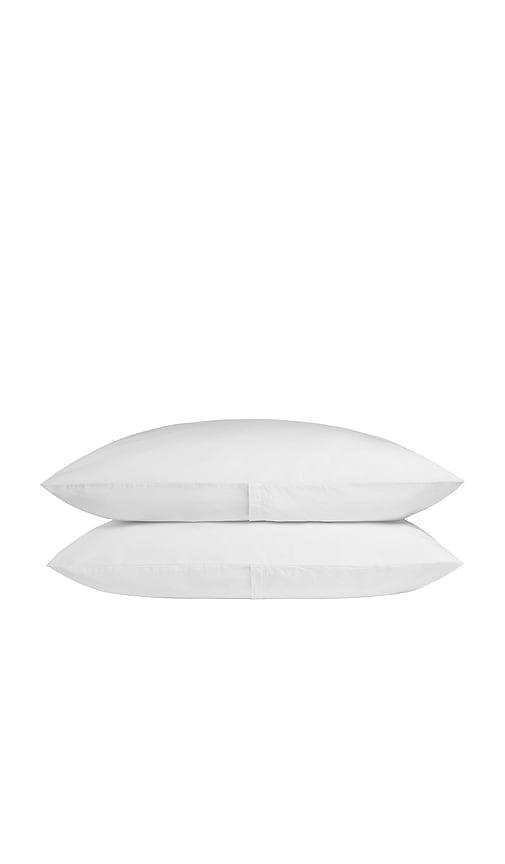 Parachute Brushed Cotton Pillowcase Set in White by PARACHUTE