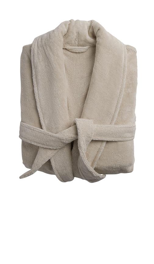 Parachute Classic Turkish Cotton Robe in Beige by PARACHUTE