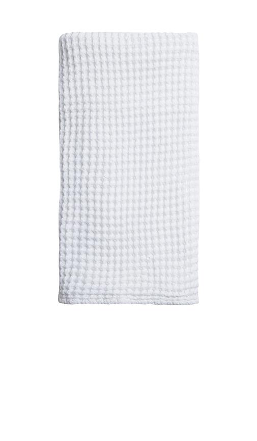 Parachute Waffle Bath Towel in White by PARACHUTE