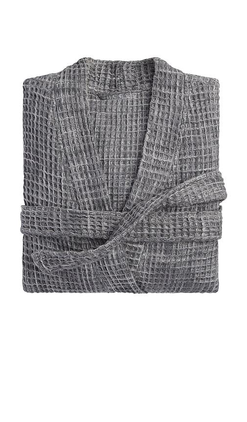 Parachute Waffle Robe in Grey by PARACHUTE