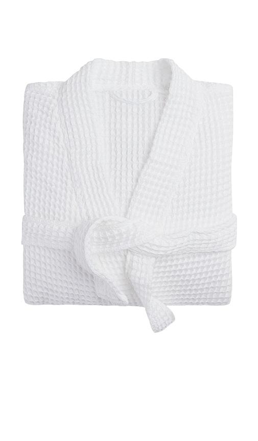 Parachute Waffle Robe in White by PARACHUTE