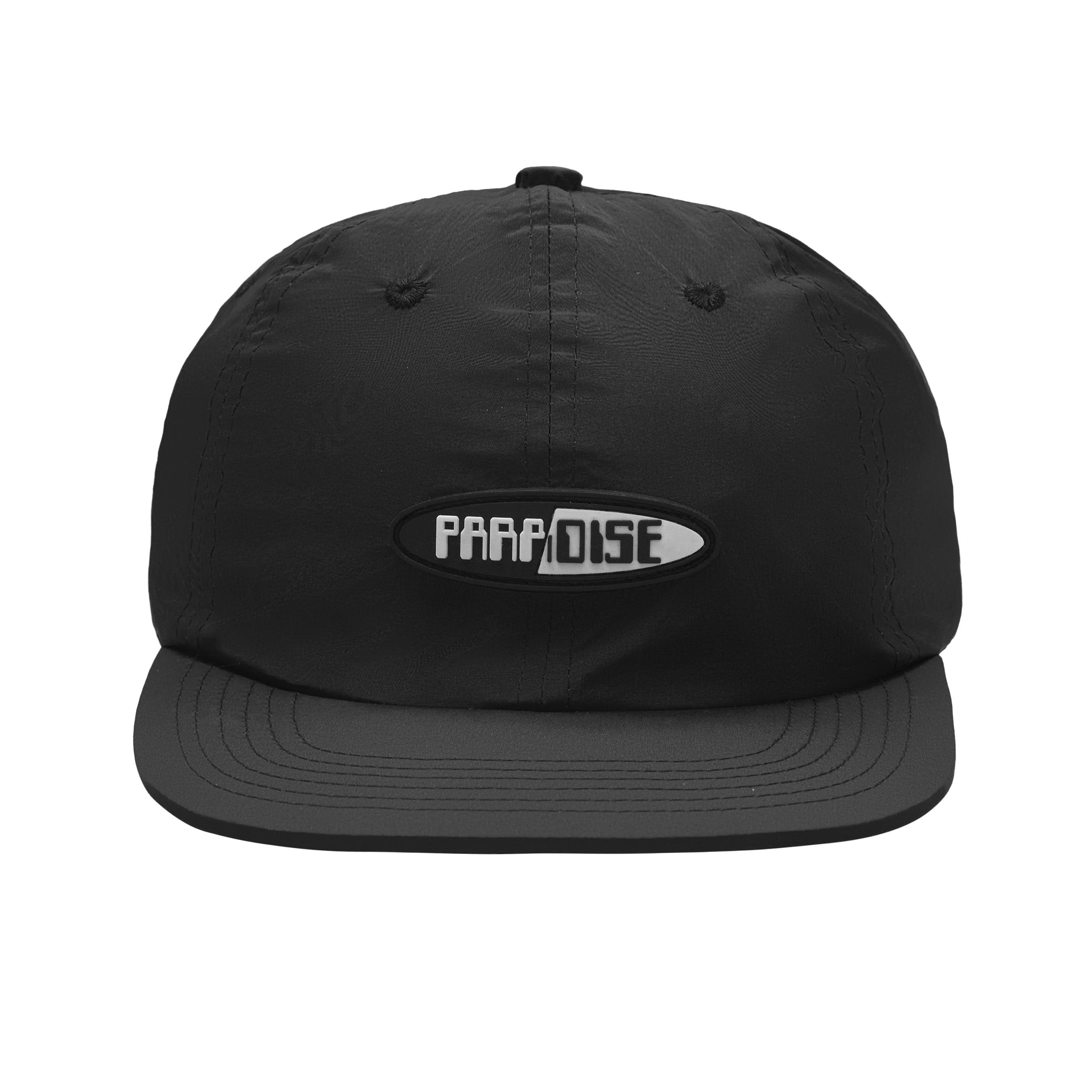PARADISE YOUTH CLUB - Mono-Byte Six Panel Cap - (Black) by PARADISE YOUTH CLUB