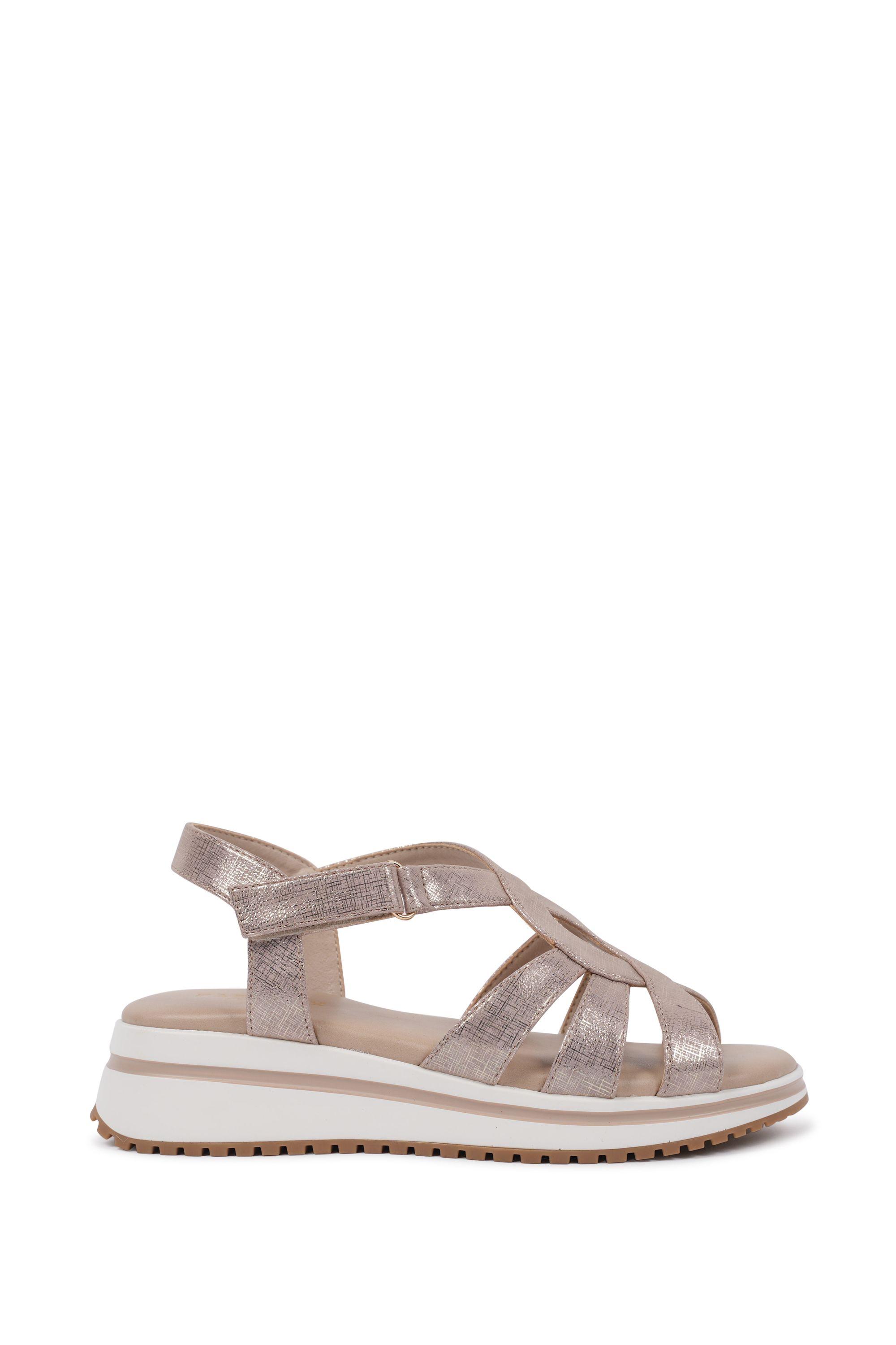 Vera Comfort T-bar Wedge Sandals by PARADOX LONDON