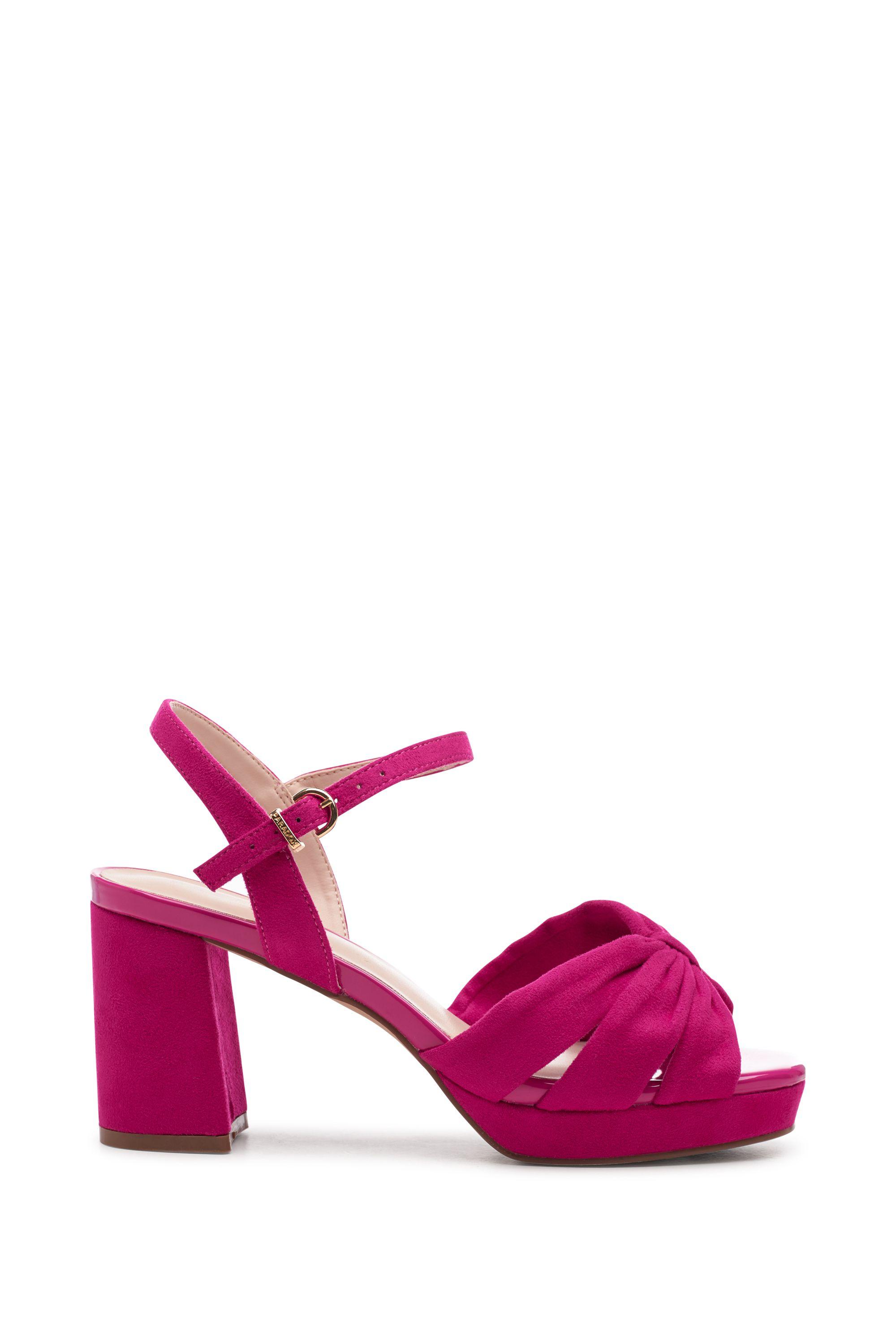 Wide Fit 'Nerita' Platform Heeled Sandals by PARADOX LONDON