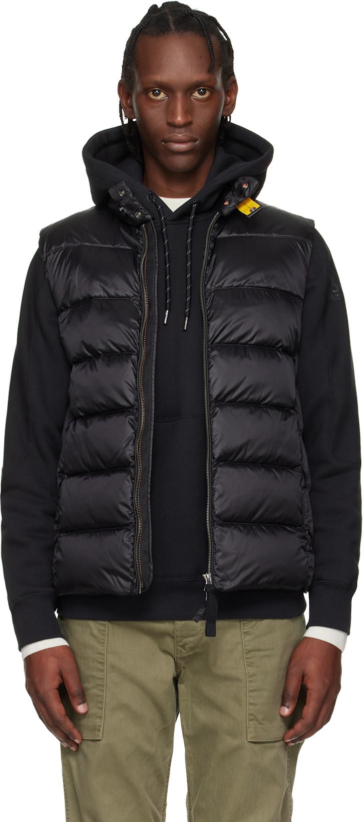 Black Jeordie Down Vest by PARAJUMPERS