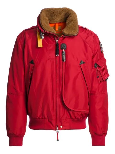 Fire shearling-lined bomber jacket by PARAJUMPERS