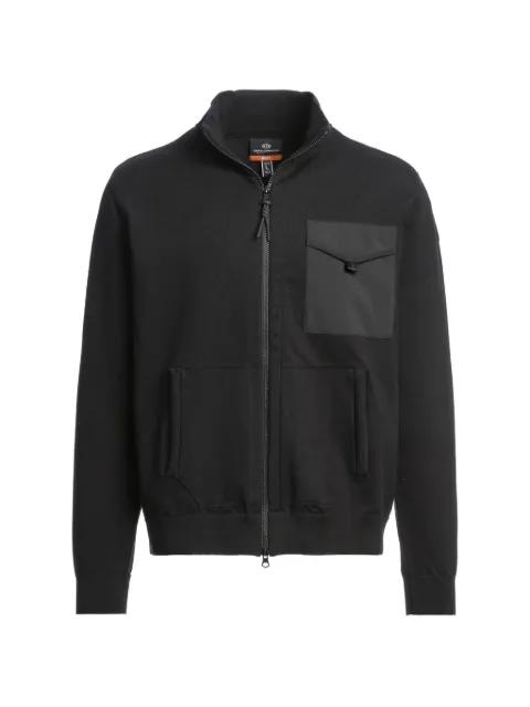 Shetland zip-up pocket cardigan by PARAJUMPERS