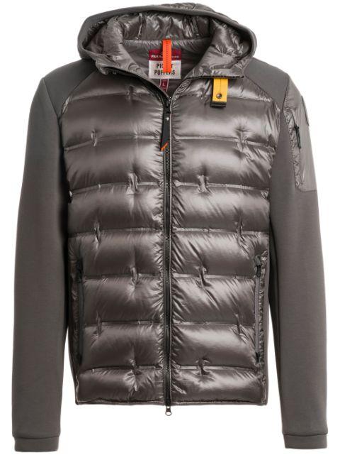 contrasting-fabric jacket by PARAJUMPERS