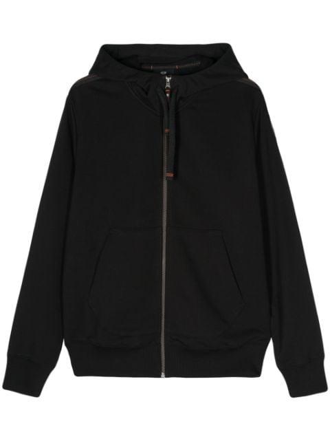 logo-patch hoodie jacket by PARAJUMPERS