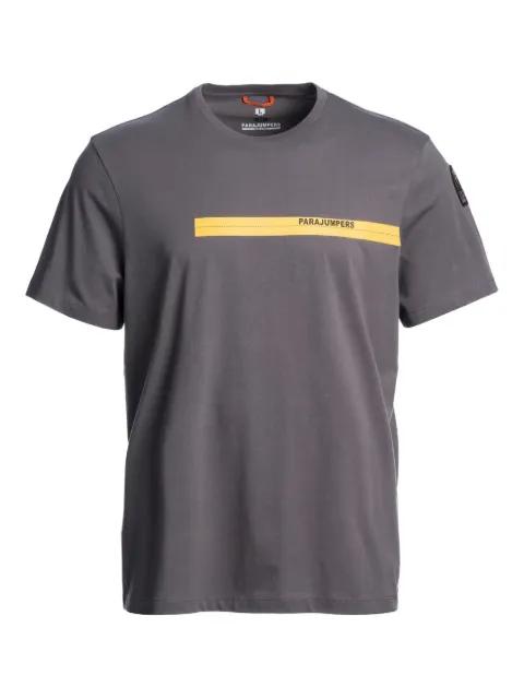 logo-stripe patch T-shirt by PARAJUMPERS