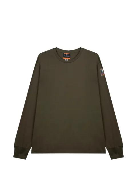 long-sleeved patch T-shirt by PARAJUMPERS