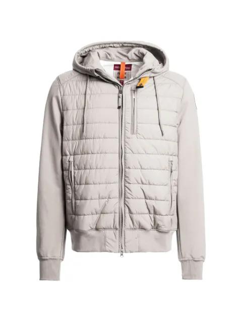 quilted-design hoodied jacket by PARAJUMPERS