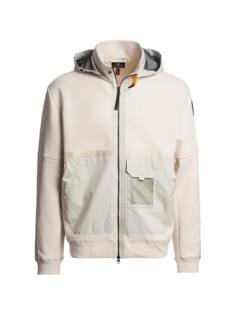 zip-up hoodied jacket by PARAJUMPERS