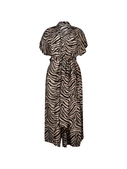 Aria zebra-print beach dress by PARAMIDONNA