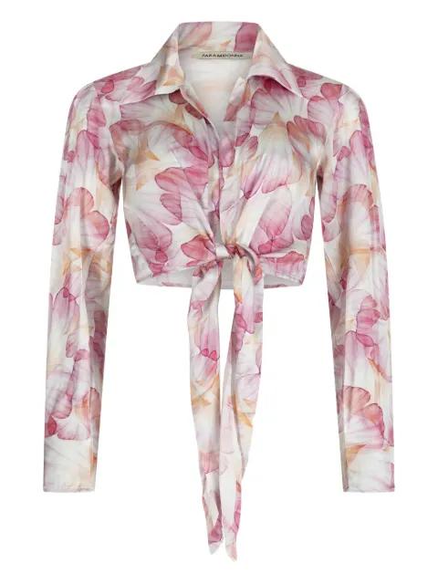 Bloom beach shirt by PARAMIDONNA