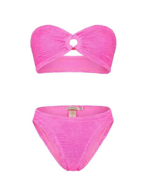 Chloe ring-detail cut-out bikini by PARAMIDONNA
