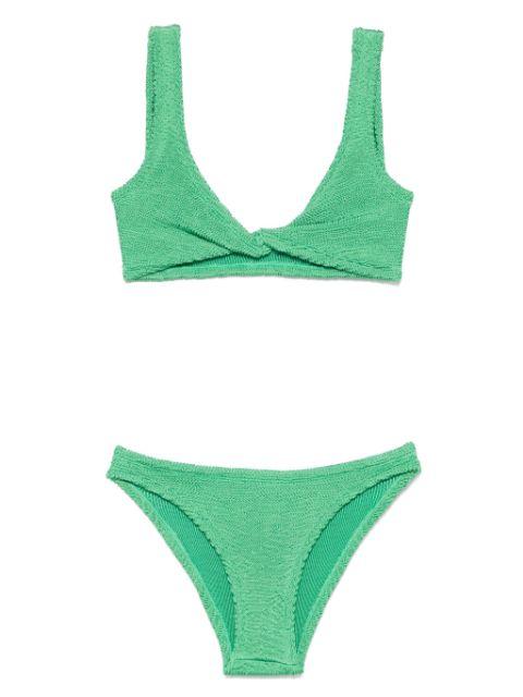 Donika crinkled-finish bikini by PARAMIDONNA