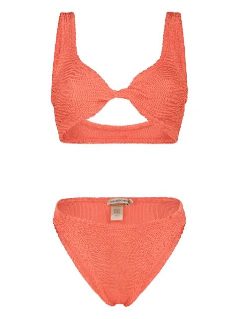 Donika cutout two piece swimsuit by PARAMIDONNA
