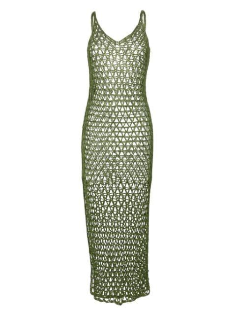 Gigi crochet silk dress by PARAMIDONNA