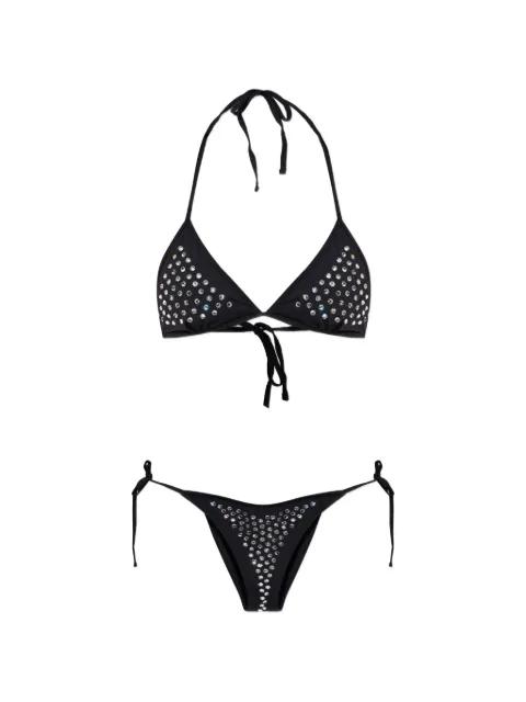 Livia crystal-embellished two-piece bikini by PARAMIDONNA