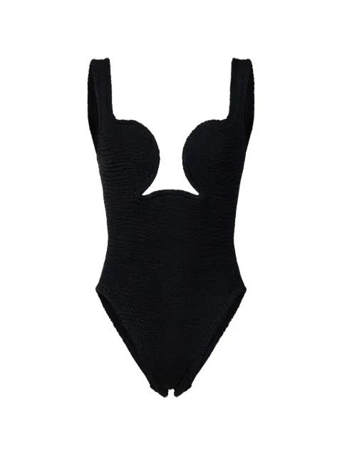 Luisa textured swimsuit by PARAMIDONNA