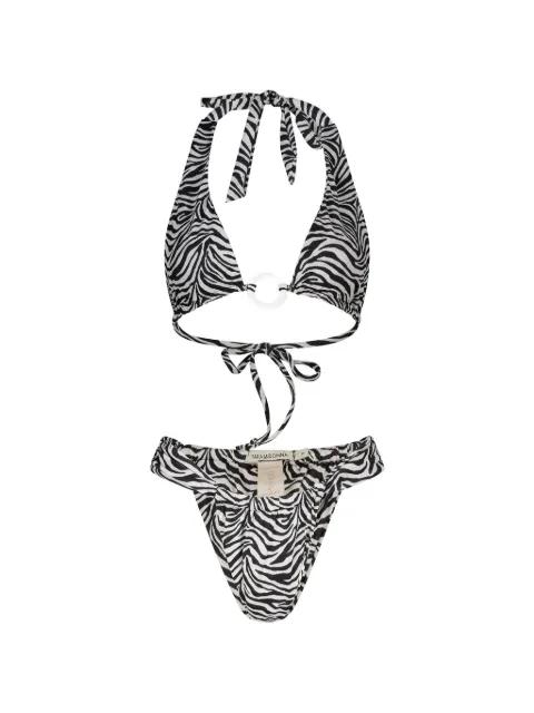 Mirla zebra-print bikini by PARAMIDONNA