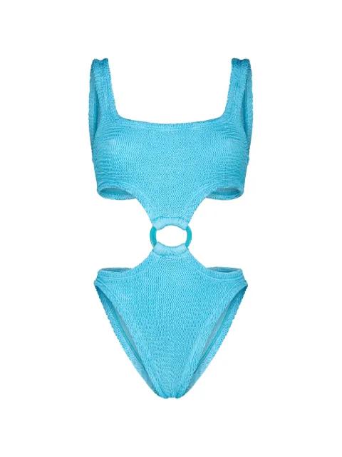 Olivia ring-detail swimsuit by PARAMIDONNA