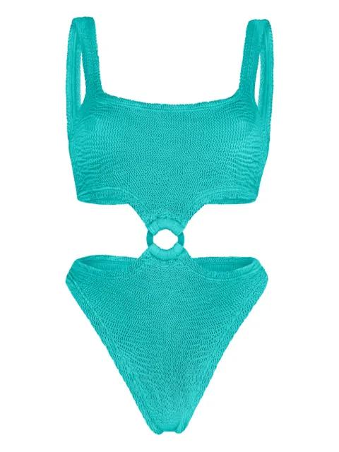Olivia ring-detail swimsuit by PARAMIDONNA
