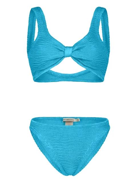 Salma bow two piece swimsuit by PARAMIDONNA