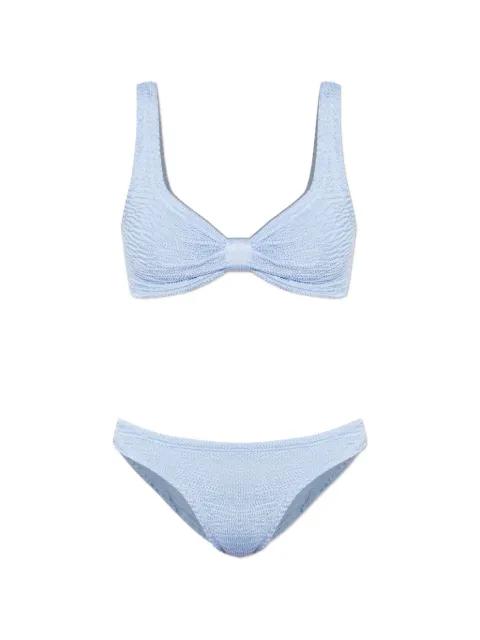Salma crinkle-effect bikini by PARAMIDONNA